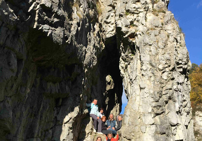 Podzimní "školní" výlet jsme směřovali na Kunštát a do Sloupsko-šošůvských jeskyní