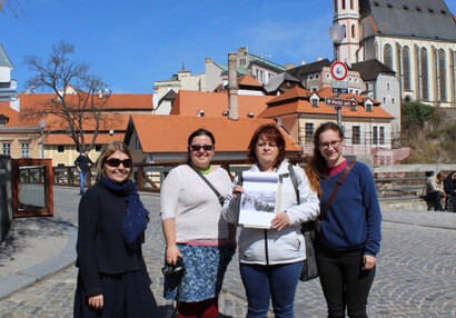 Začátkem dubna jsme vyslali dva zástupce na workshop památkové edukace až do Českého Krumlova